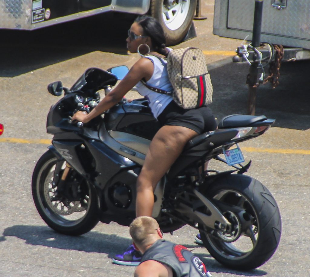 Black Bike Week Ass 62